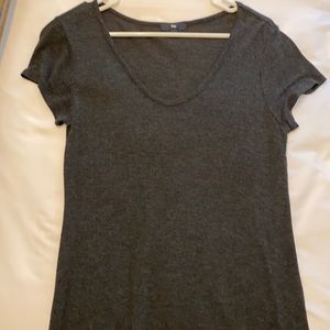 Gap Dark Grey Short Sleeve Top